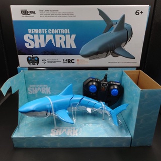 ปลาฉลาม วิทยุบังคับ Shark RC (Remote Control) คลื่น 2.4 Gz. ใช้เล่นในน้ำ ในสระน้ำ ราคาถูก มีของพร้อมส่ง