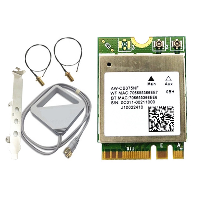 RTL8822CE M.2AW-CB375NF "Txuan" การ์ดเครือข่ายไร้สาย Gigabit WiFi Bluetooth 5.0 สําหรับคอมพิวเตอร์เด