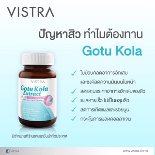 Vistra Gotu Kola Extract Plus Zinc 30 Cap