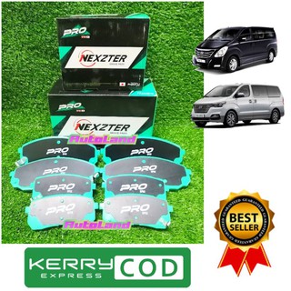 Hyundai H1 ผ้าเบรคเกรดสูง ฝุ่นน้อยมาก คู่หน้า คู่หลัง Nexzter PRO spec