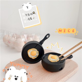 iPhone AirPods Pro Airpods 1/2 Huawei freebuds3 freebuds Pro Silicone Egg Frying Case Earphone Case