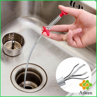 Arleen งูเหล็กทะลวงท่อตัน  แก้ท่อตัน สปริงทะลวงท่อตัน งูเหล็ก (ยาว60 เซน 60cm) Drain Pipe Jam Cleaner