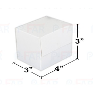 (100 ใบ/แพ็ค) กล่องเค้กชิ้น (1 ชิ้น) ขนาด 3 x 4 x 3 นิ้ว MS001_INH102