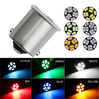 หลอดไฟเลี้ยว LED 1156 BA15S 1157 BAY15D P21W 5630 9SMD 12V สีขาวอําพัน สําหรับรถยนต์ 1 ชิ้น