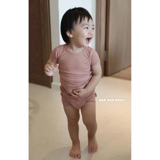 ชุดนอนพุงป่อง(รุ่นเก่า) ชุดเซ็ทเด็ก ขาสั้น🍋