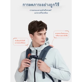 CAMEL CROWN กระเป๋าเป้สะพายหลัง ความจุขนาดใหญ่ 40 ลิตร ระบายอากาศ ทนต่อการสึกหรอ สําหรับเดินป่า ตั้งแคมป์