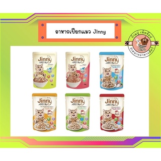 Jinny Cat Pouch in Gravy จินนี่ อาหารเปียกเกรดพรีเมี่ยม บรรจุ 70g