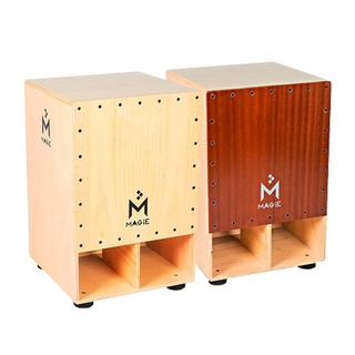 Magie Cajon Drum รุ่น BCAJ-1 กลองคาฮอง มากี เครื่องดนตรี เครื่องเคาะจังหวะ กลองพกพา อคูสติก