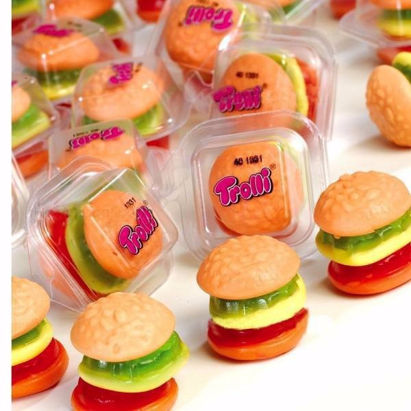 Trolli Mini Burger Marshmallows Odd 10 เม ็ ด