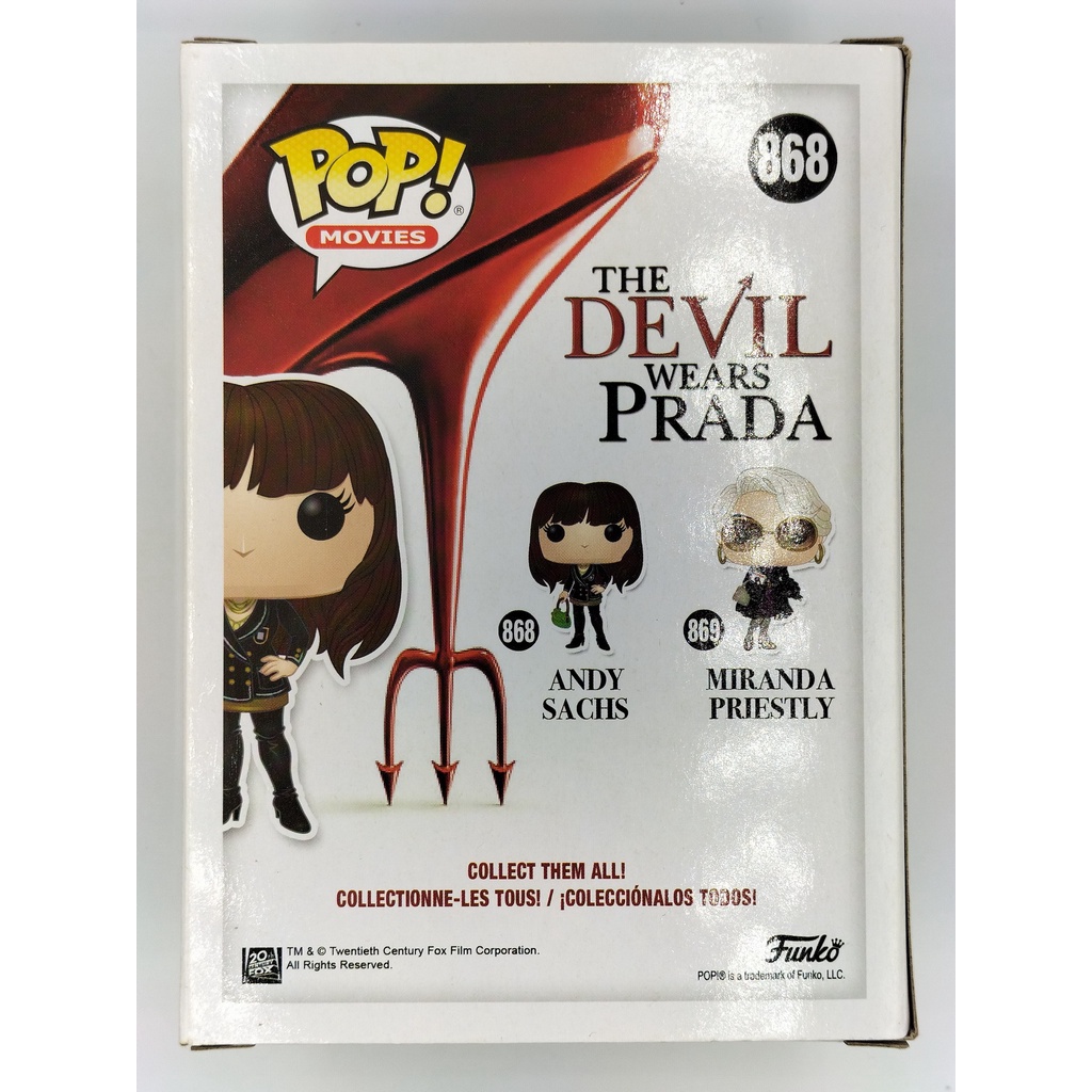 Funko Pop The Devil Wears Prada - Andy Sachs #868 (กล่องมีตำหนินิดหน่อย) |  Shopee Thailand