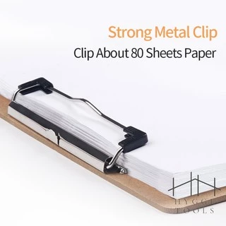 Clipboard คลิปบอร์ด คลิปบอร์ดไม้ Clipboard A4 A5 สีน้ำตาล