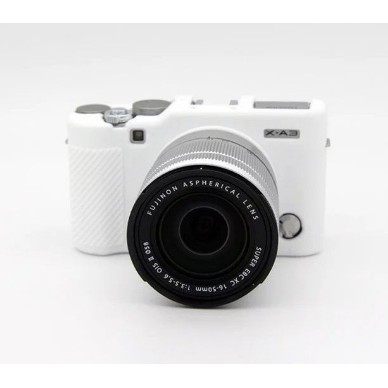 CILICONE CASE FUJI XA3 XA10 (WHITE) #0873