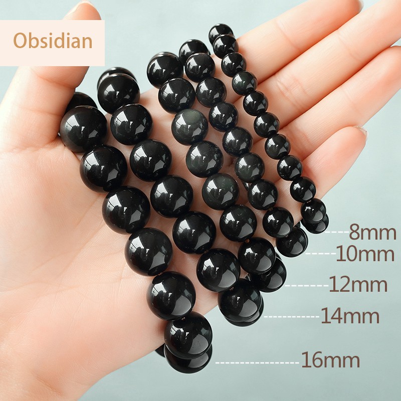 สร้อยข้อมือ ประดับลูกปัดหยกธรรมชาติ มีสีดํา สีม่วง สีเขียว