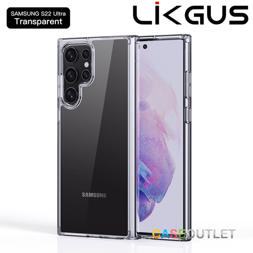 เคส Samsung S26 S25 S24 S23 S22 S21 Note20 ultra fe S26ultra เคสใส หลังแข็ง ขอบใส HYBRID ยางใส LIKGUS ของแท้ กันกระแทก