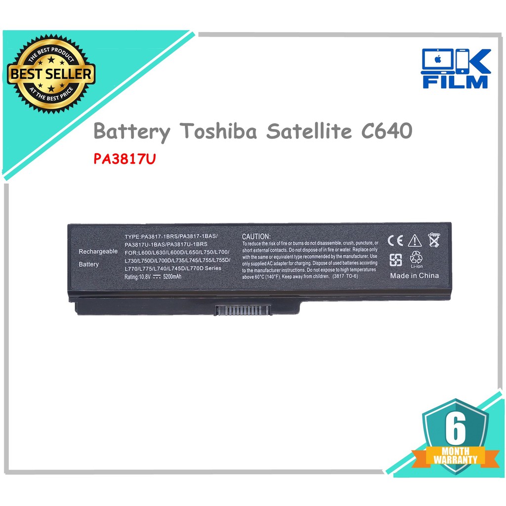 BATTERY TOSHIBA แบตเตอรี่ Toshiba Satellite C640 C650 L640 L645 L510