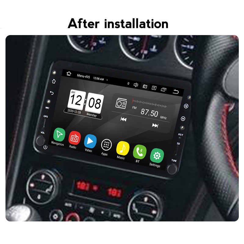 8core IPS DSP 4GB 64GB 2 Din Android 11 Car Radio GPS Navigation For ...