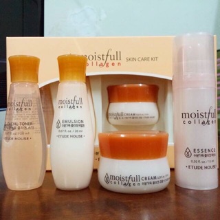 Etude Moistfull Collagen Skin Care Kit ใหม่ แท้ 100%