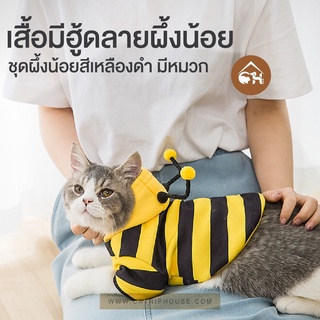 ชุดผึ้งน้อยจอมซน ชุดแฟนซีน่ารักๆ สำหรับสัตว์เลี้ยงแสนรักของคุณ