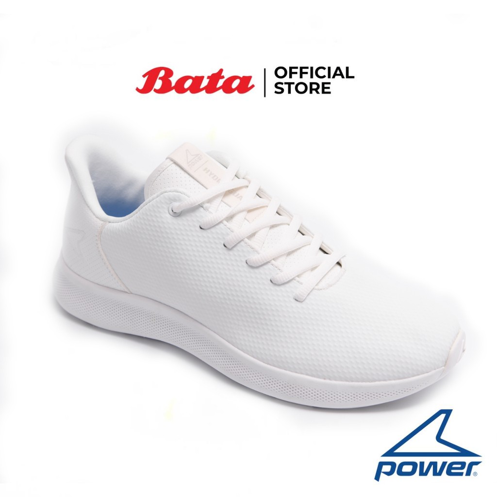 Bata Power รุ่น Trace Recess B (พาวเวอร์ เทรซ รีเซส บี) รองเท้าผ้าใบ สนีคเคอร์ สำหรับผู้ชาย สีขาว - 8081747