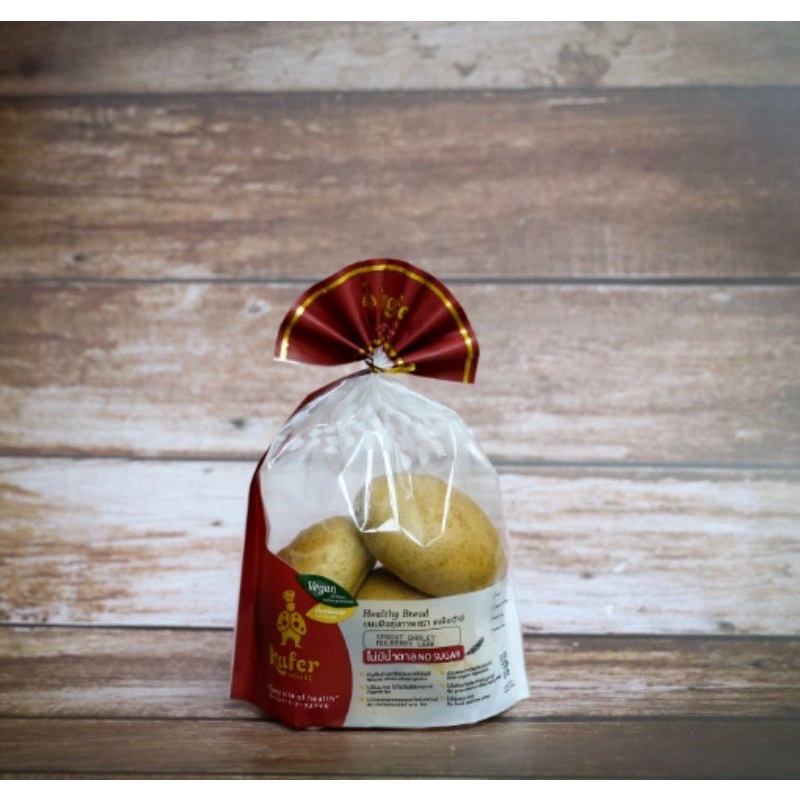[KAFER] ขนมปังVegan รสยอดบาเล่ย์และใบหม่อน (แบบบัน)