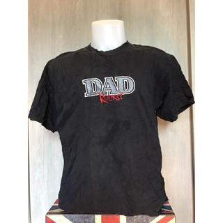 เสื้อยืดมือสอง ลายปักDAD