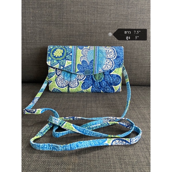 กระเป๋าสตางค์ vera bradley crossbody มือสองของแท้