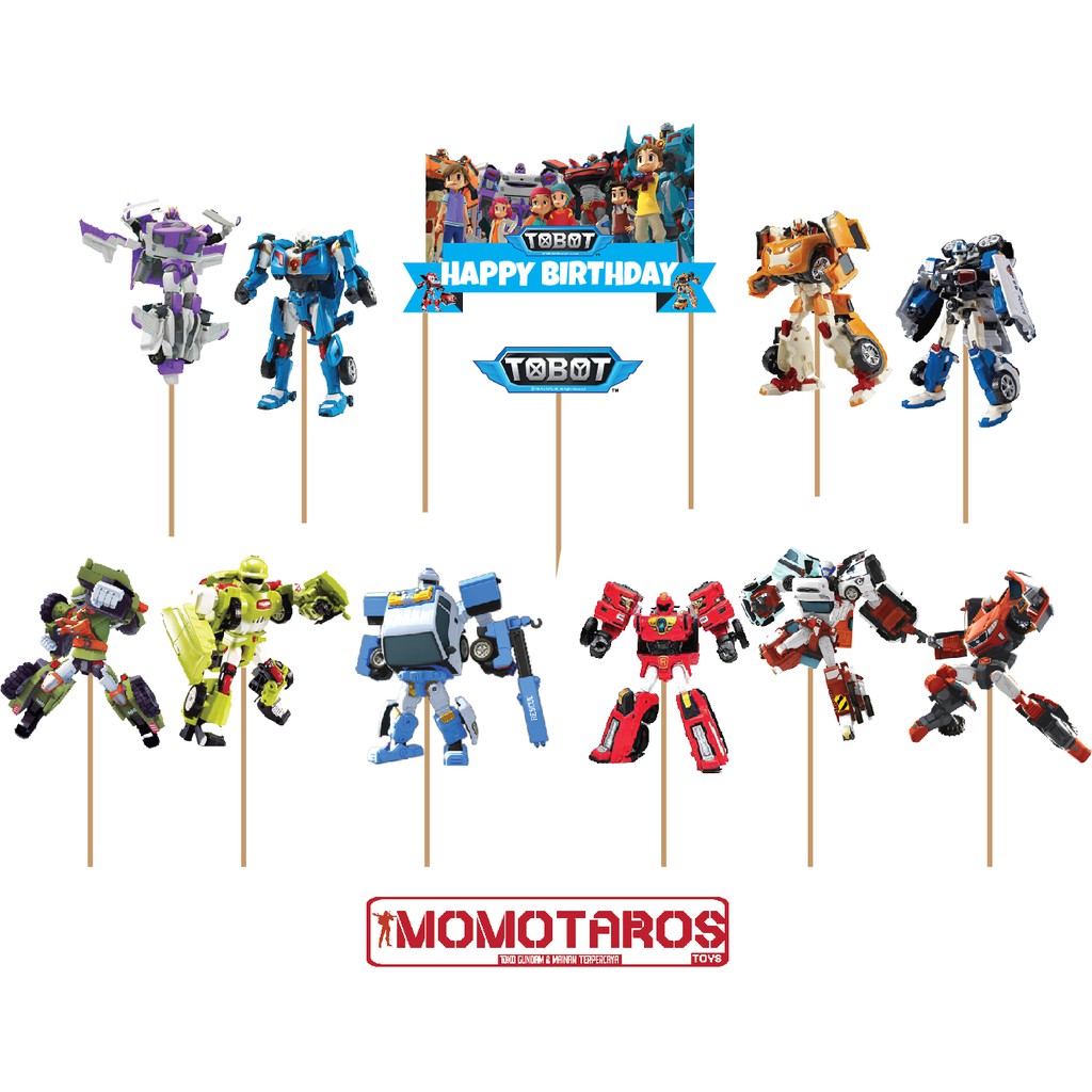 ท็อปเปอร์เค้ก Tobot*