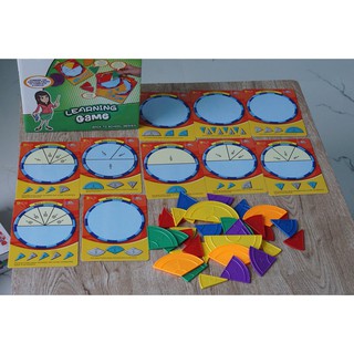 - สอนเศษส่วน คณิตศาสตร์  Montessori เกมเรียนรู้เศษส่วน