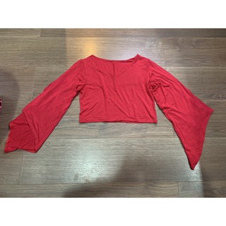เสื้อแขนยาวแขนพริ้วs-m