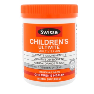 Swisse Childrens Ultivite multivitamin 120เม็ดแบบเคี้ยว