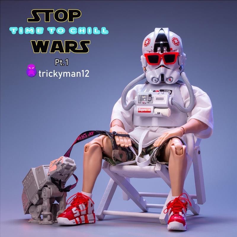 แท้💯✳️TrickyMan12 🌈  "STOPWARS" Pt.1 (1/6 scale action figure ) 🌐LIMITED EDITION 300 PCS Worldwide