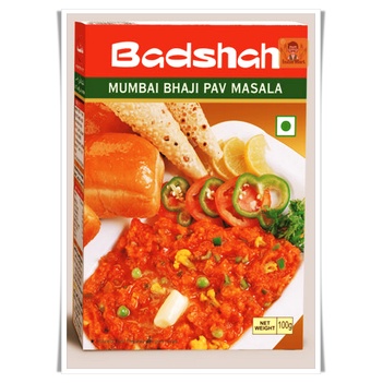 เครื่องแกงเปา บาจี (Pav Bhaji Masala) – Badshah – 100 กรัม / Grams