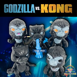 ของเล่น โมเดล ก๊อตซิลล่า&amp;คิงคอง 1 เซต 5 ตัว พร้อมส่ง