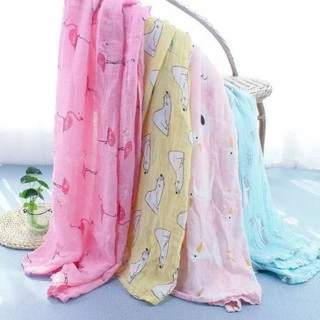 พร้อมส่ง❗ผ้ามัสลินผืนใหญ่หลายลาย ผ้ามัสลิน แบมบู คอตตอล งานดีราคาถูก ผ้าห่อตัวเด็ก คลุมให้นม ห่มได้ part2️⃣มี2 part