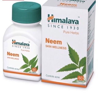 Himalaya Neem Tablet  ลดสิว ผิวใส บำรุงผิวพรรณ หมดอายุ