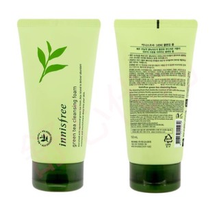 คลีนซิ่งโฟมผสมสารสกัดจากชาเขียว innisfree green tea cleansing foam 150 ml