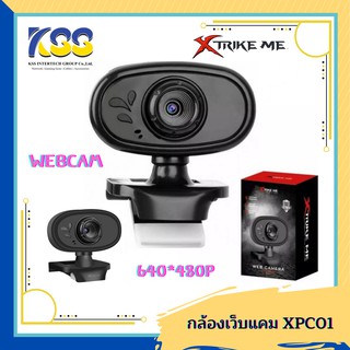 กล้องเว็บแคม Xtrike Me Webcam (XPC01) ความละเอียด 640x480, USB 2.0, for Video Streaming **พร้อมส่ง**