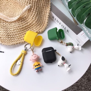 พร้อมส่ง⚡️ เคสหูฟัง เคสสำหรับ AirPods case เคสแอร์พอด ชาร์ลี บราวน์ &amp; สนู๊ปปี้ chalrie brown &amp; snoopy ( i9, i11, i12 )