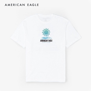 เสื้อผ้าผช✗zhae American Eagle Short Sleeve Graphic T-Shirt เสื้อยืด เสื้อยืด รุ่น Dark ดำ รุ่น เสื้อ [ขายดี]S-5XL