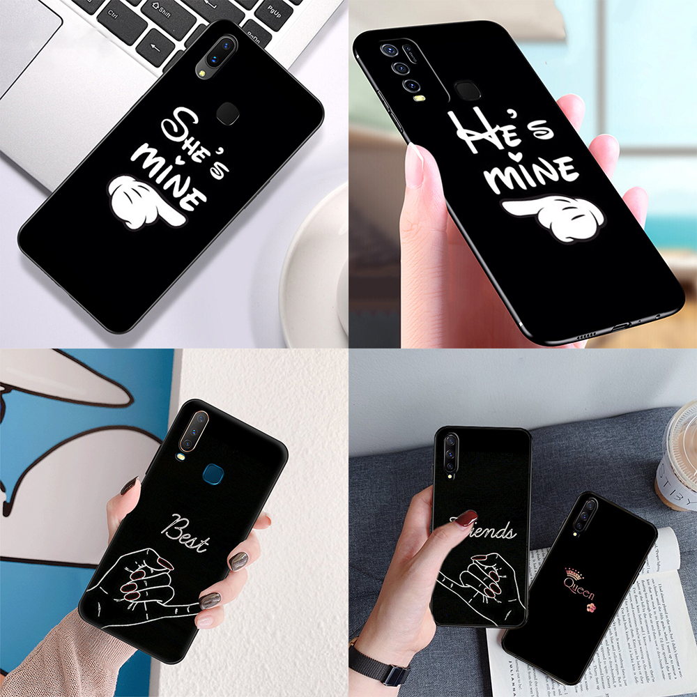 Vivo Y11 Y17 Y19 Y53 Y55 Y55s Y69 Y71 Y85 Y91C Y91 Y5s V9 U3 เคสโทรศัพท์นุ่ม TPU ซิลิโคน FA10 คู่คนร