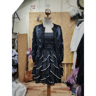 พร้อมส่ง เสื้อคลุม ปักเลื่อม Glitter jacket