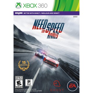 Need for Speed Rivals (xbox360) แผ่นเกมส์Xbox360 เกมมรถแข่ง แผ่นไรท์เล่นได้กับเครื่องที่แปลงระบบแล้ว
