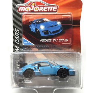 Majorette Porsche 911 GT3 RS - Rare - Light Blue Color /Wheels 5LTSB /scale 1/59 (3 inches) Package with Card