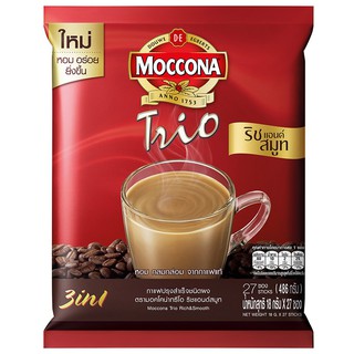 มอคโคน่า ทรีโอ กาแฟ 3in1  ริช แอนด์ สมูท (18 กรัม x 27 ซอง)