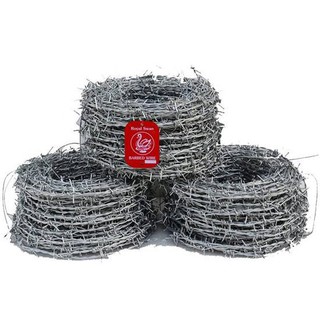 ROYAL SWAN #14 BARBED WIRE 5KG ลวดหนาม ROYAL SWAN เบอร์ 14 5 กก. รั้วและอุปกรณ์ อุปกรณ์รั้วและเชือกกั้น วัสดุก่อสร้าง RO