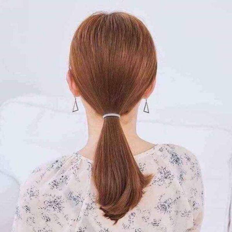 HAIR TIE ZIP BAG 100 ชิ้น
