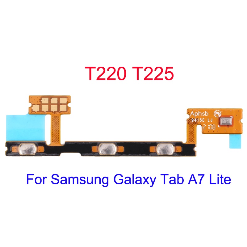 ปุ่มปรับระดับเสียงไฟ Flex สําหรับ Samsung Galaxy Tab A7 Lite T220 T225