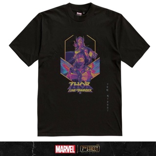 เสื้อยืดMARVEL X 7th Street เสื้อยืดแบบโอเวอไซส์  (Oversize) รุ่น O-TAT009 THOR - LOVE AND THUNDER.