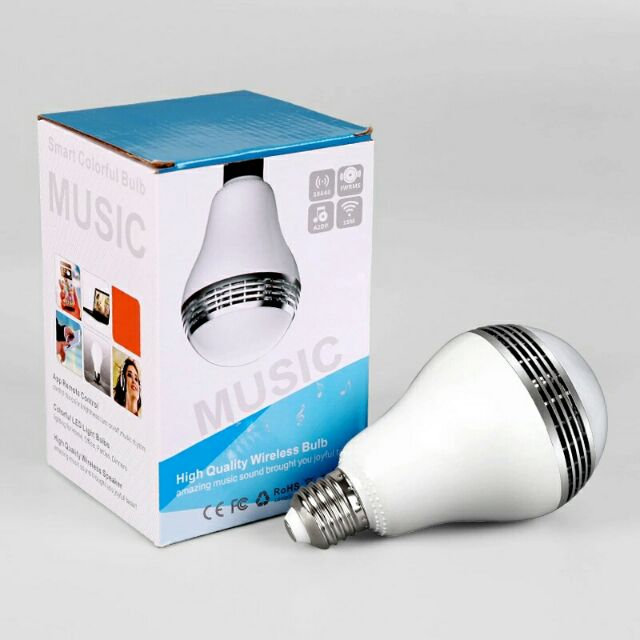 LED Speaker Bluetooth หลอดไฟอัจฉริยะ หลอดไฟลำโพงบูลทูธ