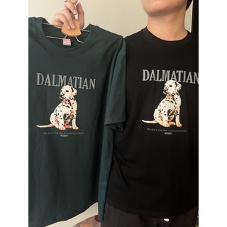 Dalmatian เสื้อยืดฟรีไซส์ใส่ได้ทั้งผู้ชาย ผู้หญิง 🐶